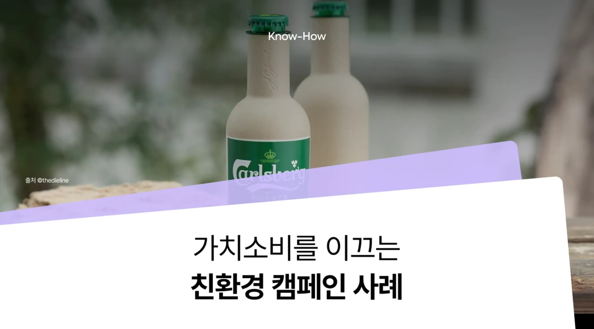 가치소비를 이끄는 친환경 캠페인 사례(물류, 패키지, 디자인)