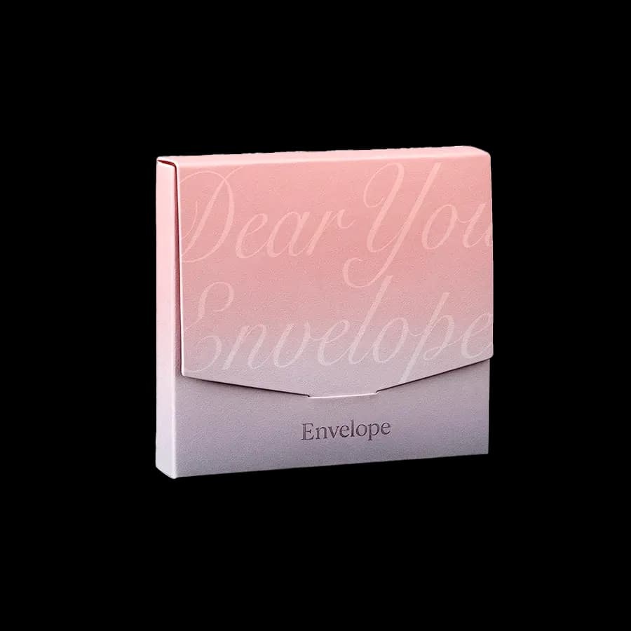 Gradient pink and purple envelope with "Dear You" in cursive on the flap and "Envelope" printed below.
