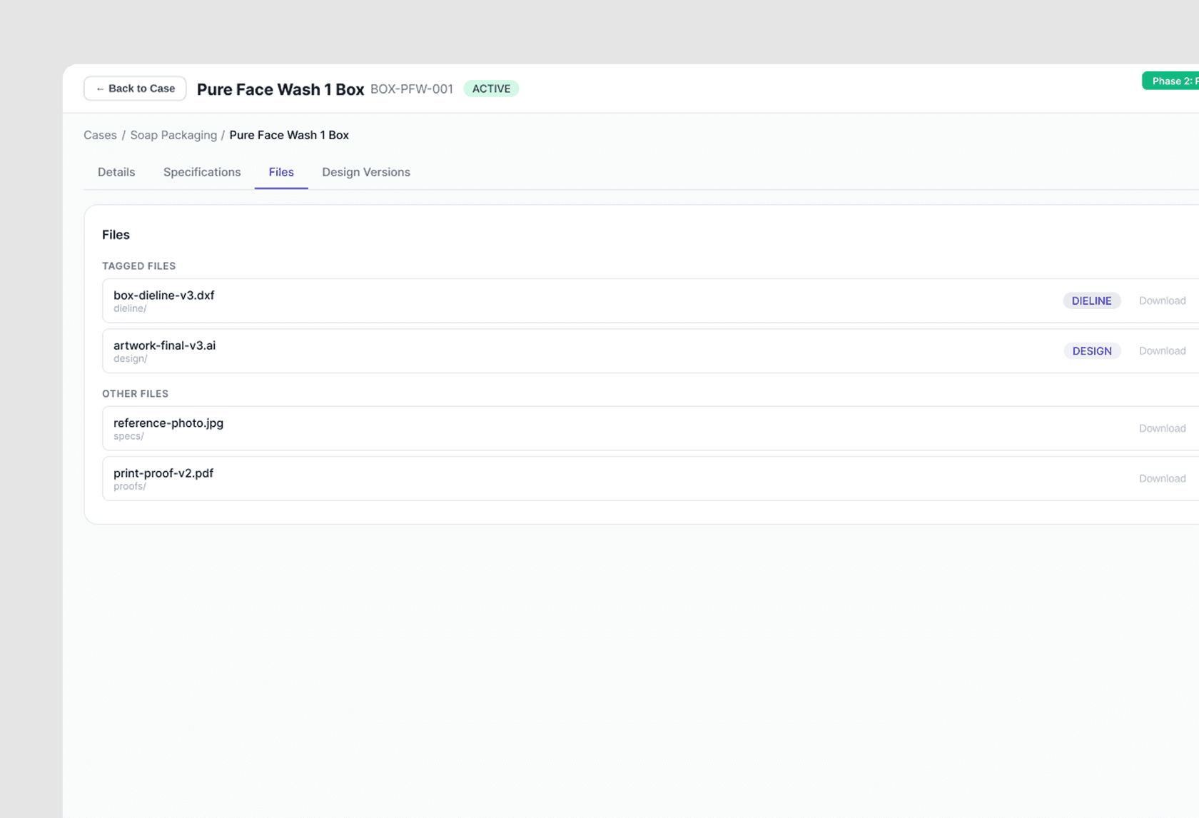 Packative One product screenshot