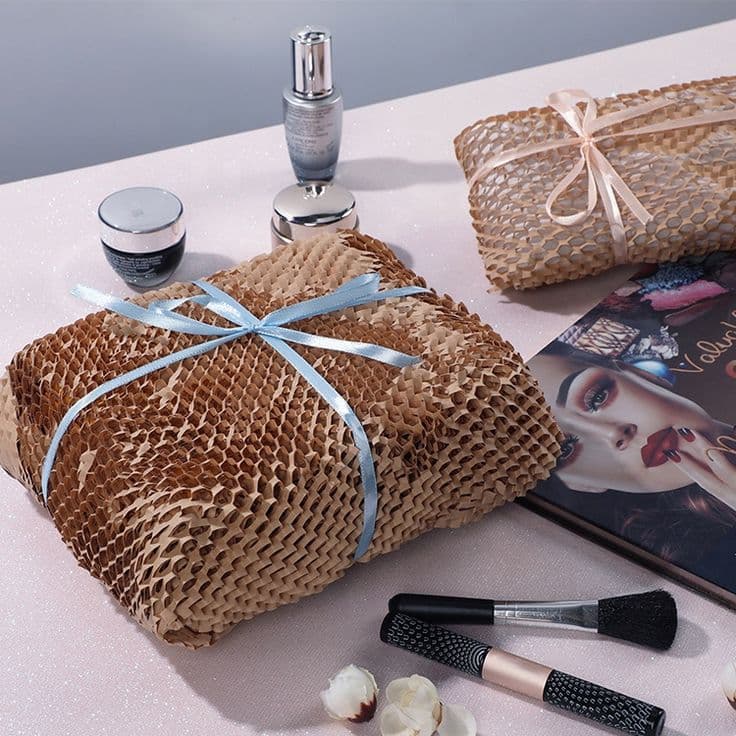 Promotional Top Quality Eco-friendly Material Honeycomb Wrapping Cushion  Paper Craft Paper Honeycomb Pape… | Honeycomb paper, Paper packaging, Kraft  paper packaging