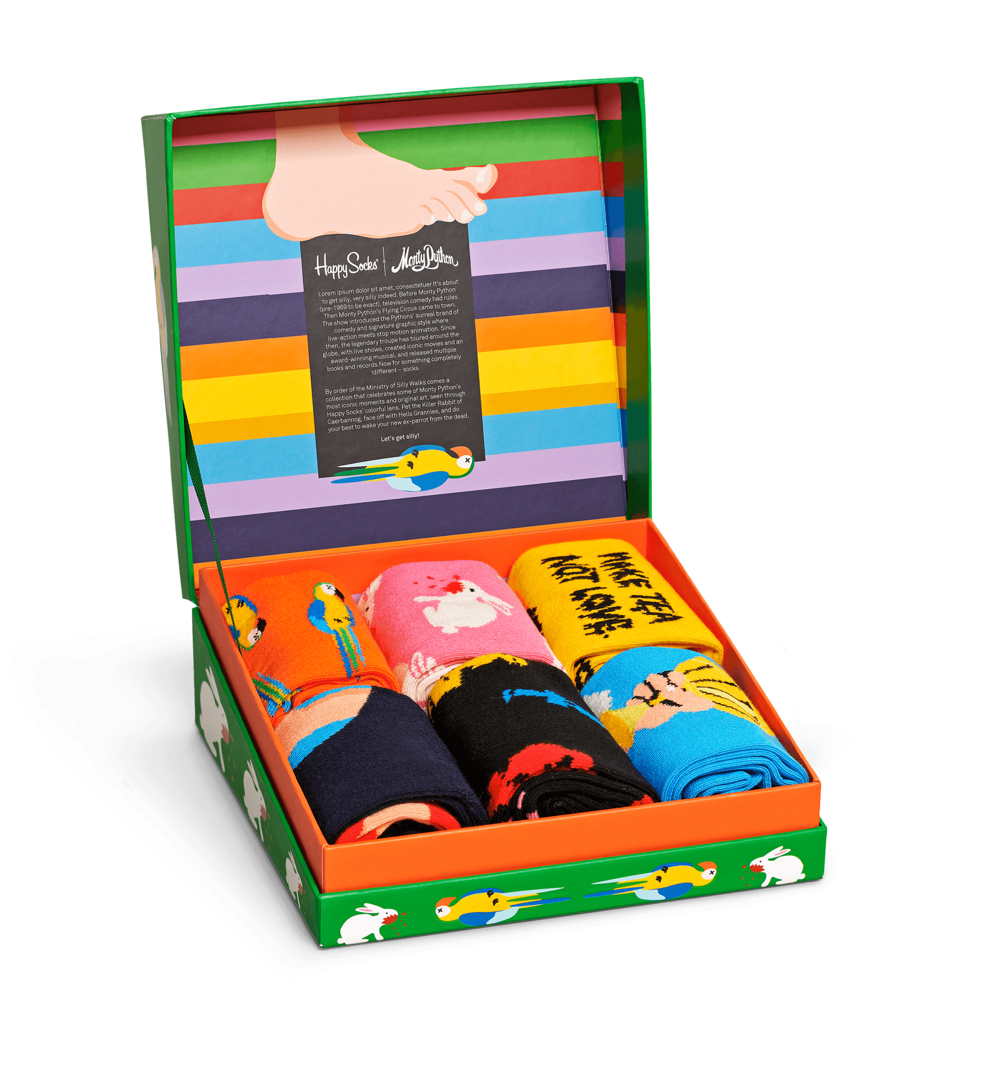 Socks Gift Set 6pc | Monty Python | Happy Socks EU