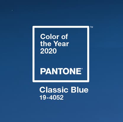 Pantone Color of 2020: Classic Blue