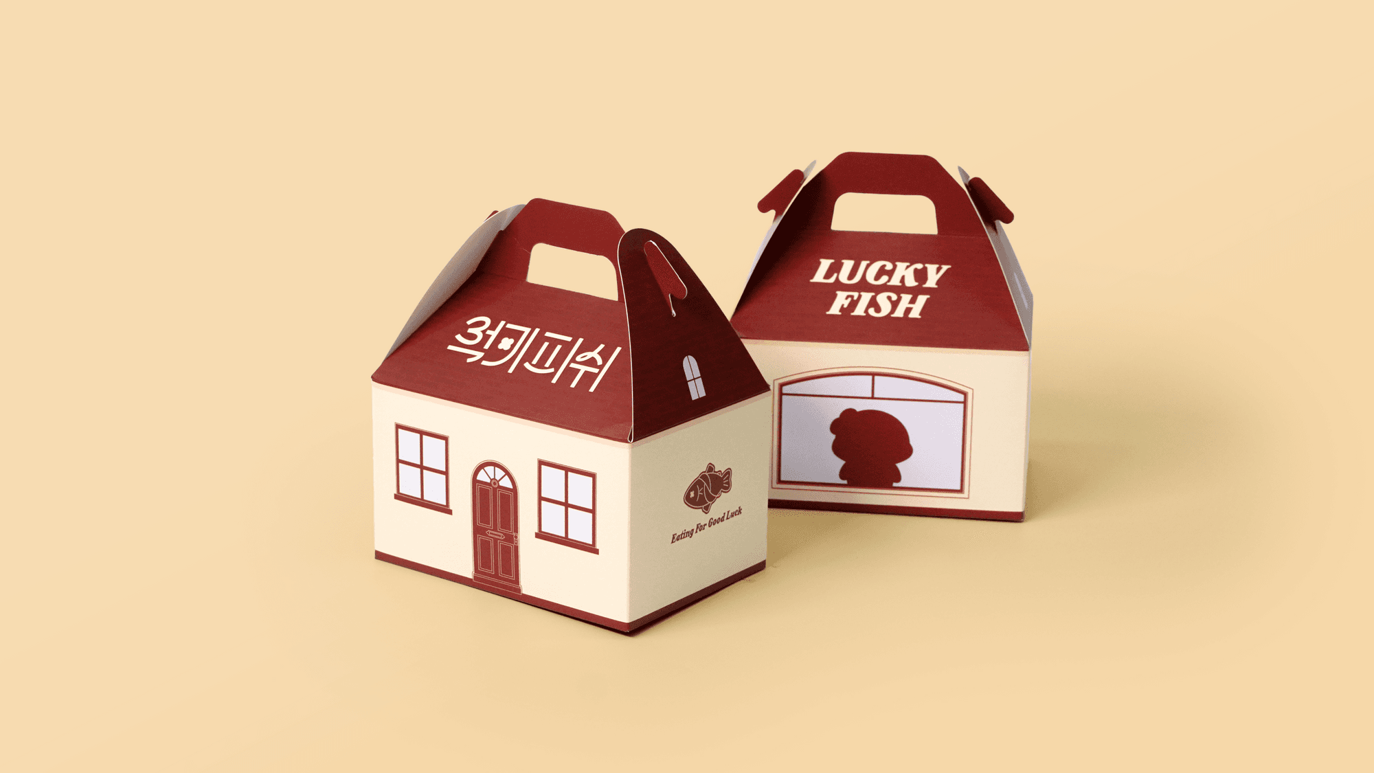 R-Handle Box <Luckyfish> Packaging Production Review for Ritual-Blocking Croaker Desserts