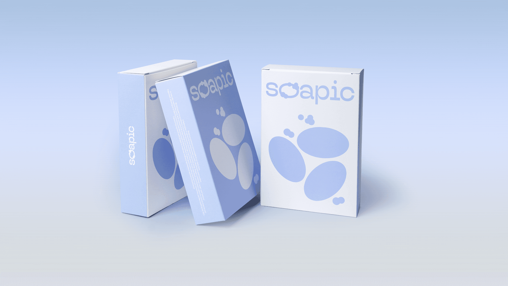 Soapic ID Photo Package Made with a Three-Side-Glue Folding Box
