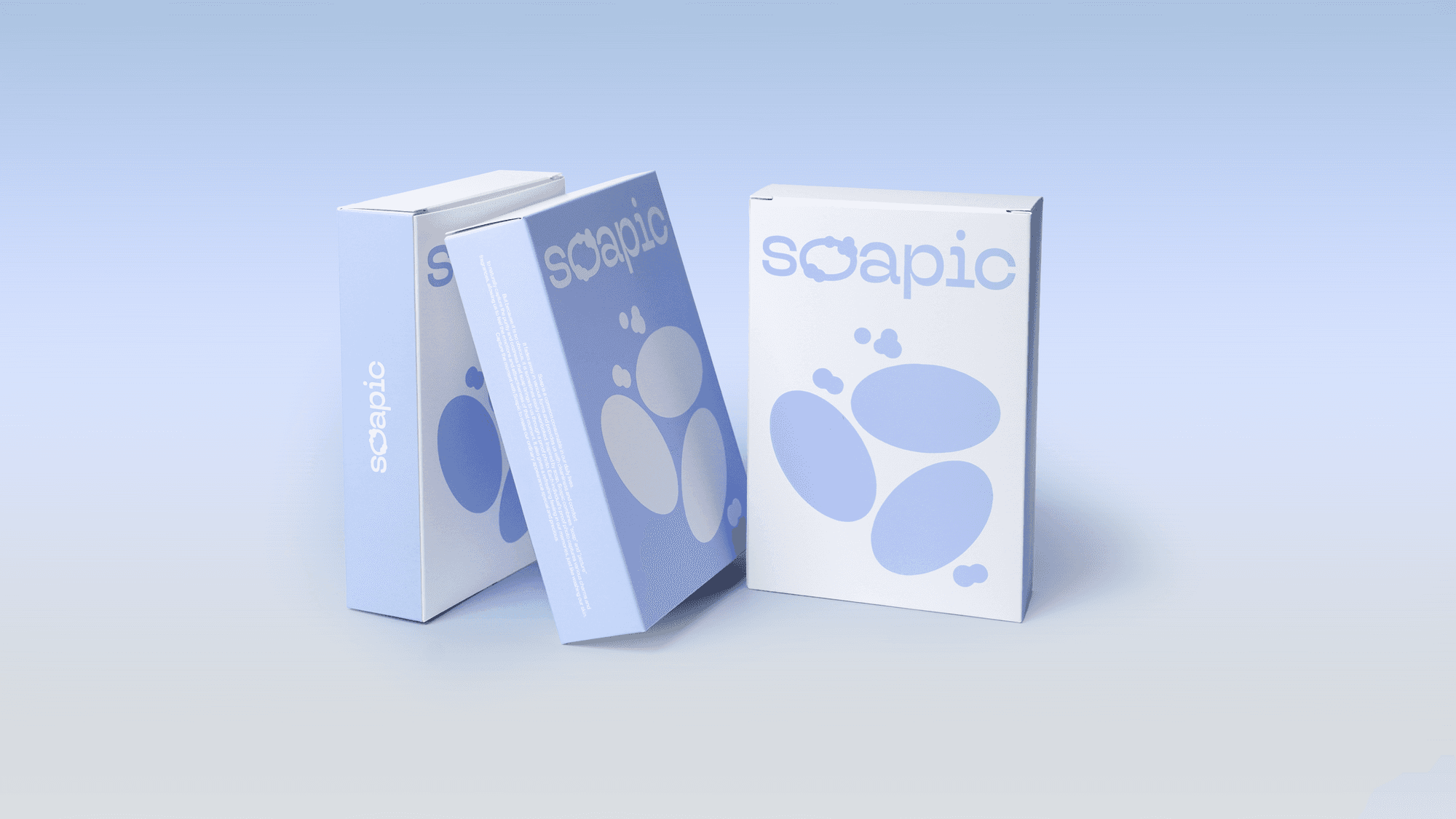 Soapic ID Photo Package Made with a Three-Side-Glue Folding Box