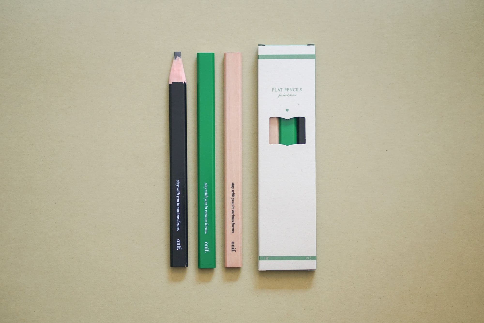 Production Story of an Eco-Friendly Folding Box for onif Flat Pencils