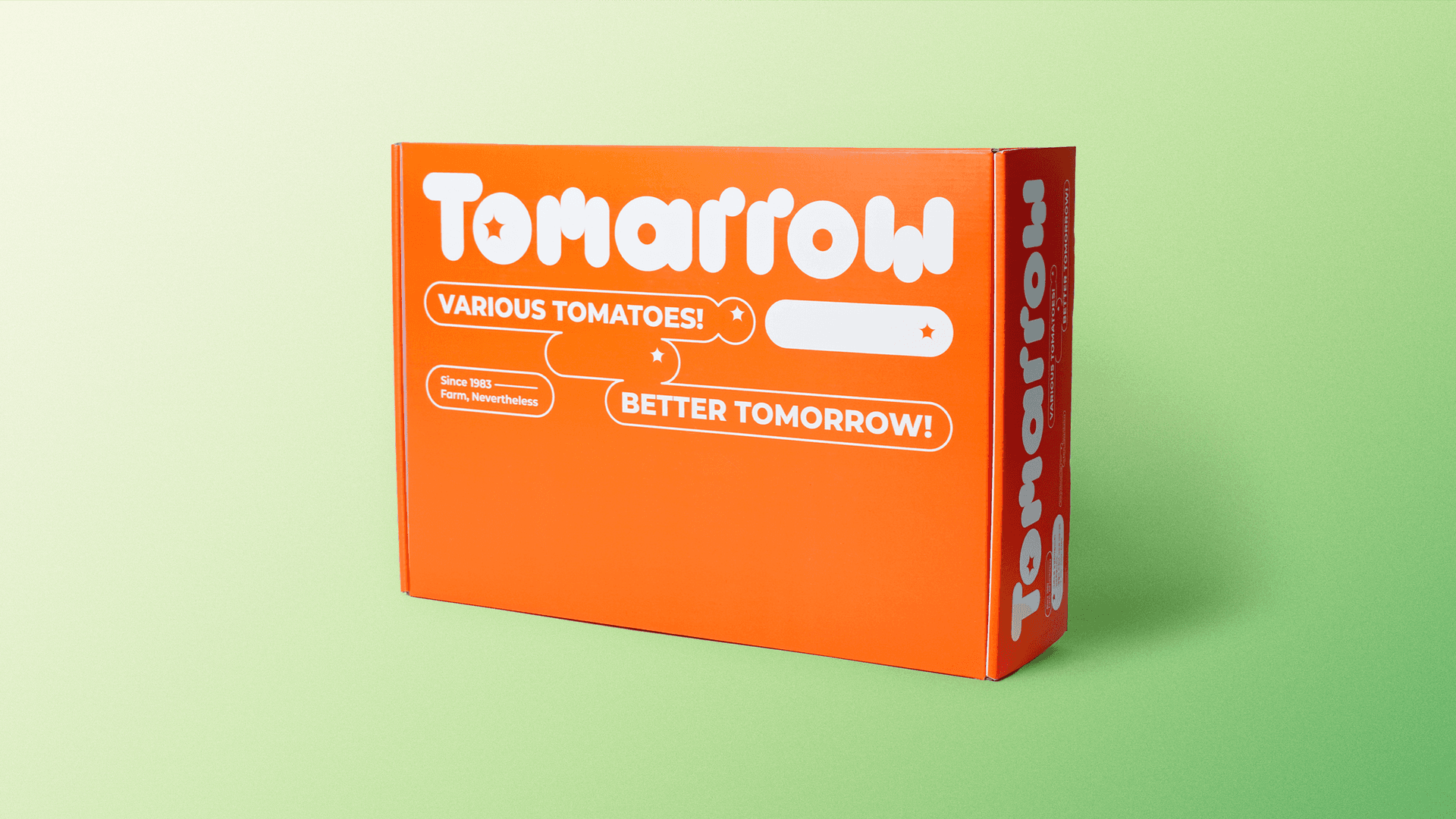 Fruit Box Packaging for Graedopam Tomarrow Made with Corrugated G-Type Boxes