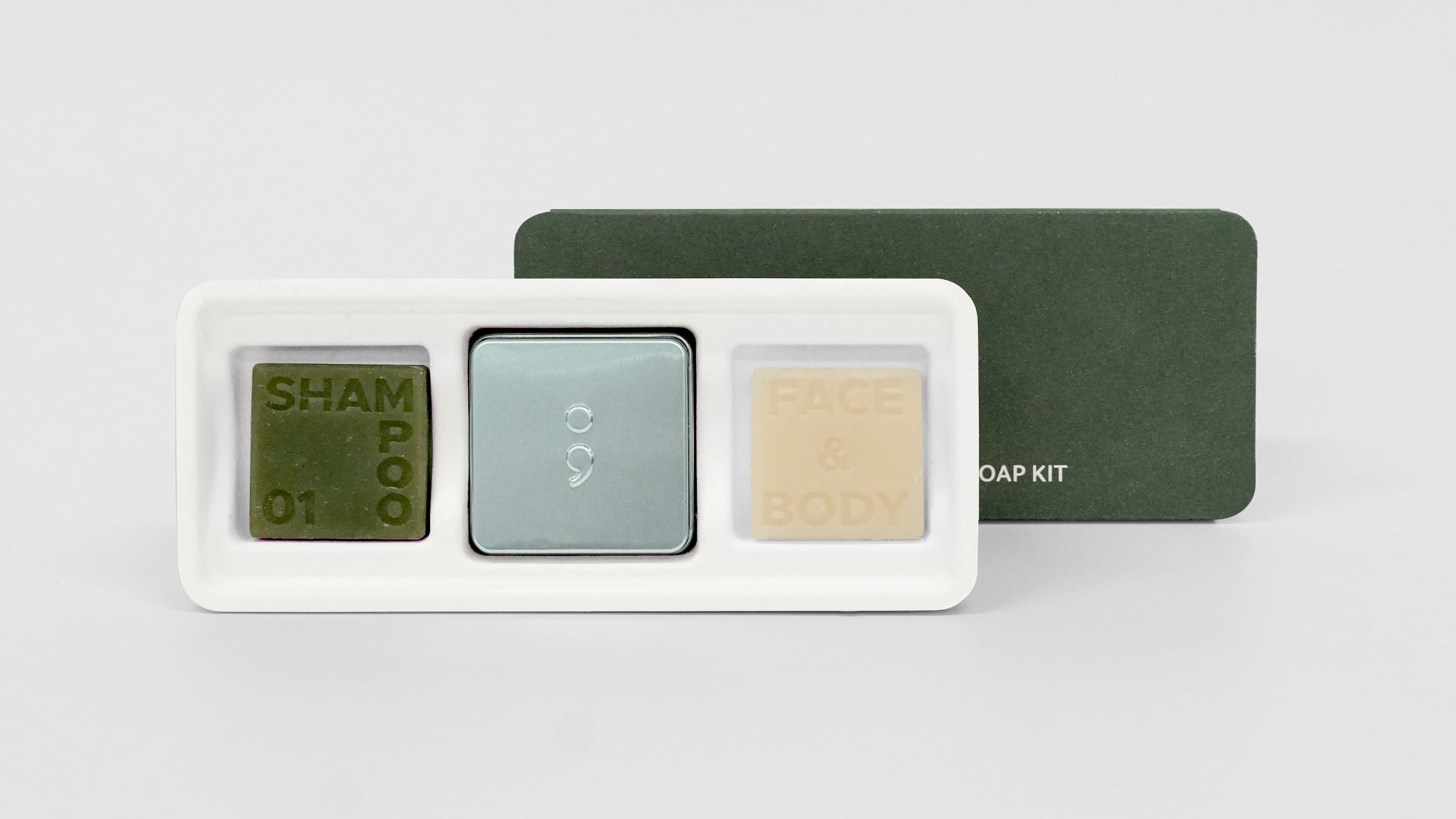 Cosmetic packaging - dark green box