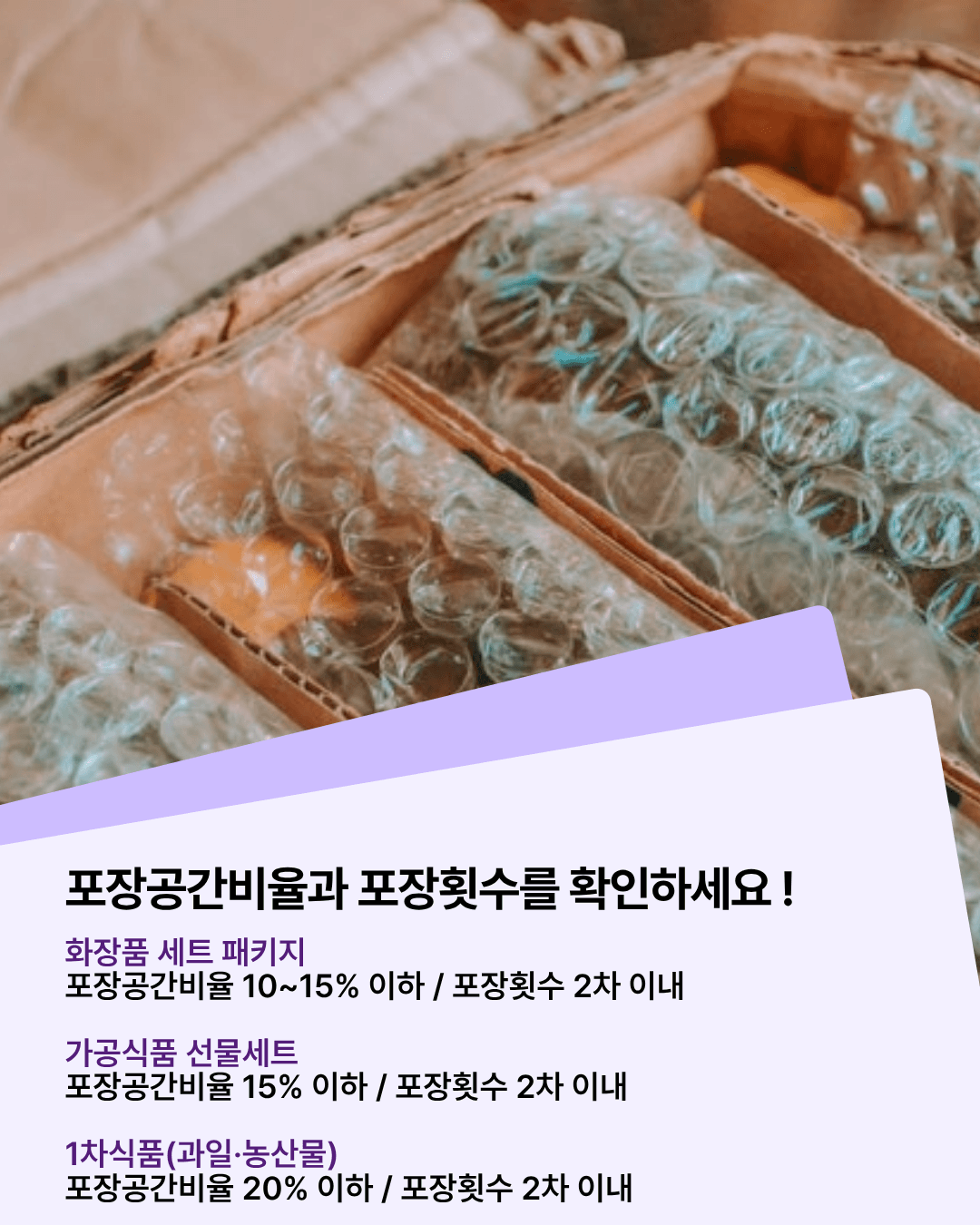 추석 선물세트 유형별 허용 기준