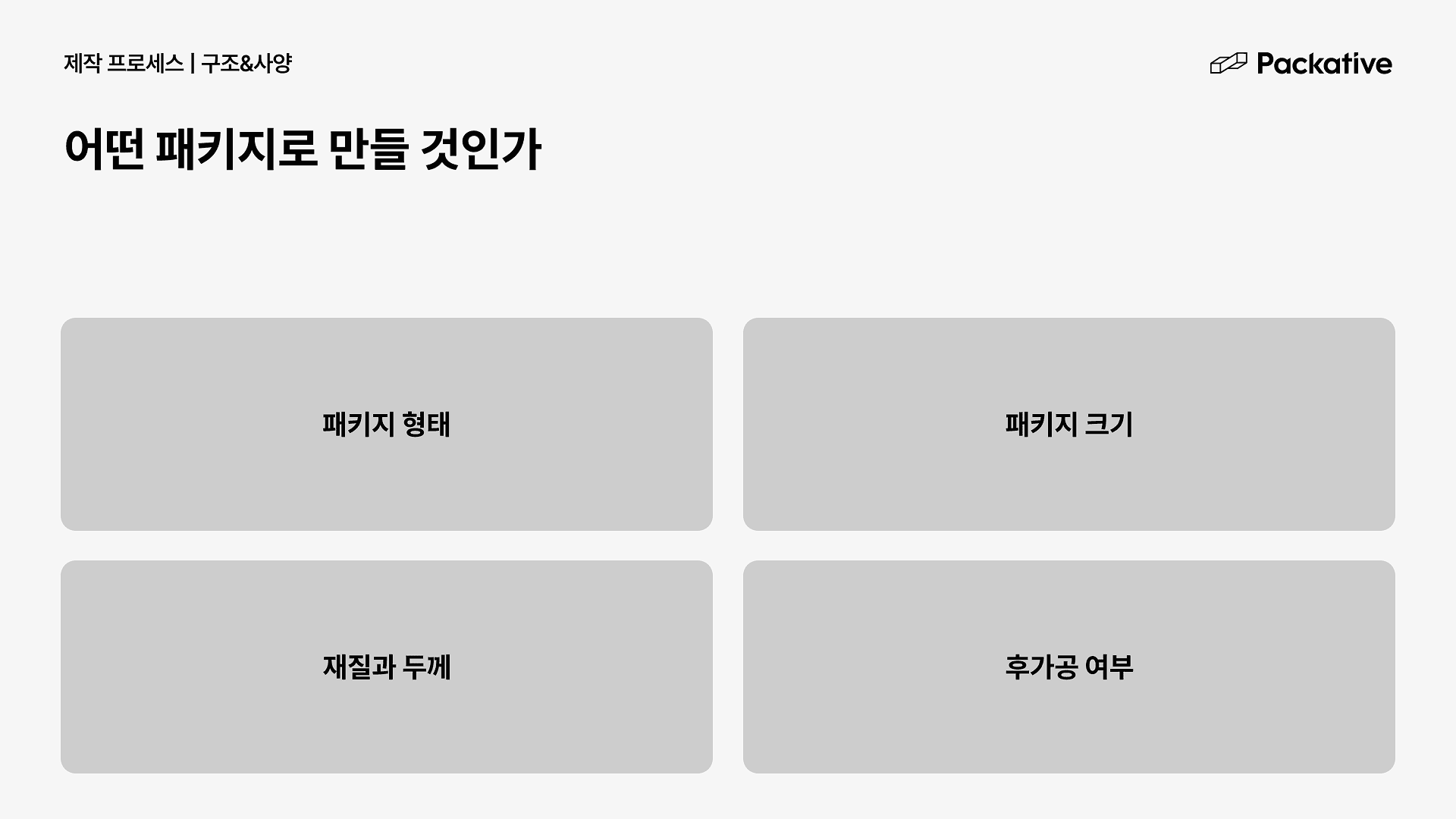 패커티브 웨비나 실무 정리 시리즈 - 패키지 제작, 초보에서 전문가로 1편
