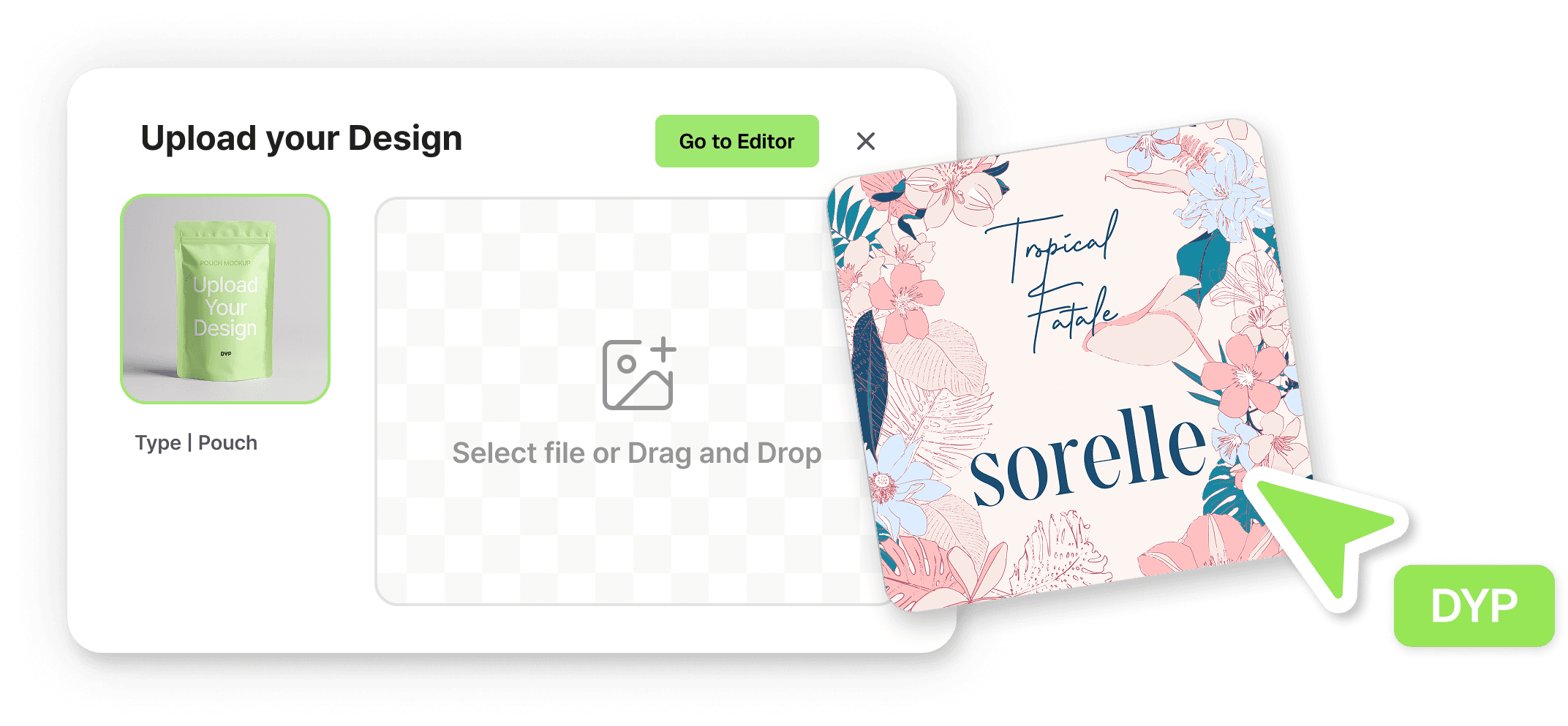 Packaging manufacturer interface