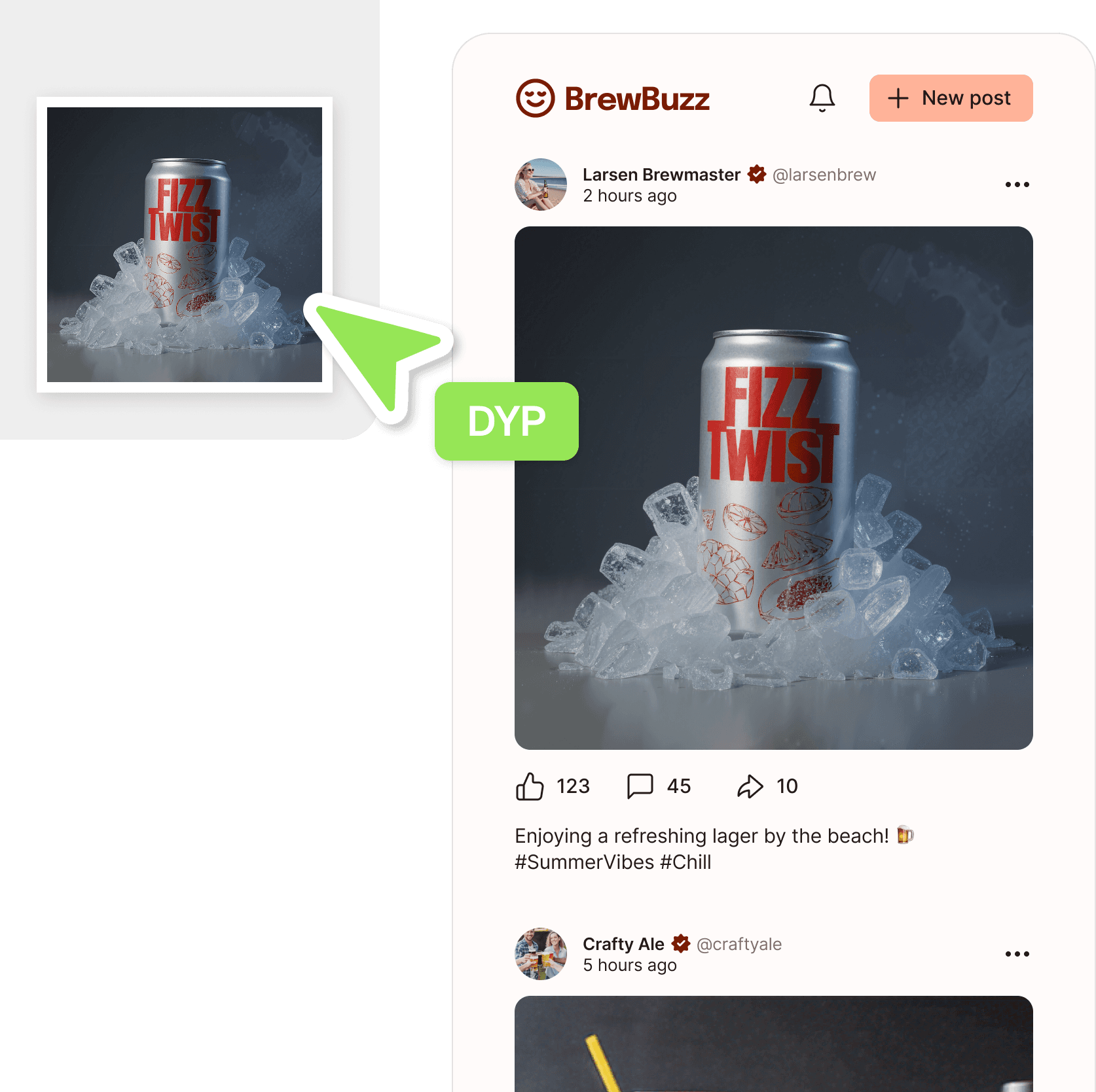 Product packaging example