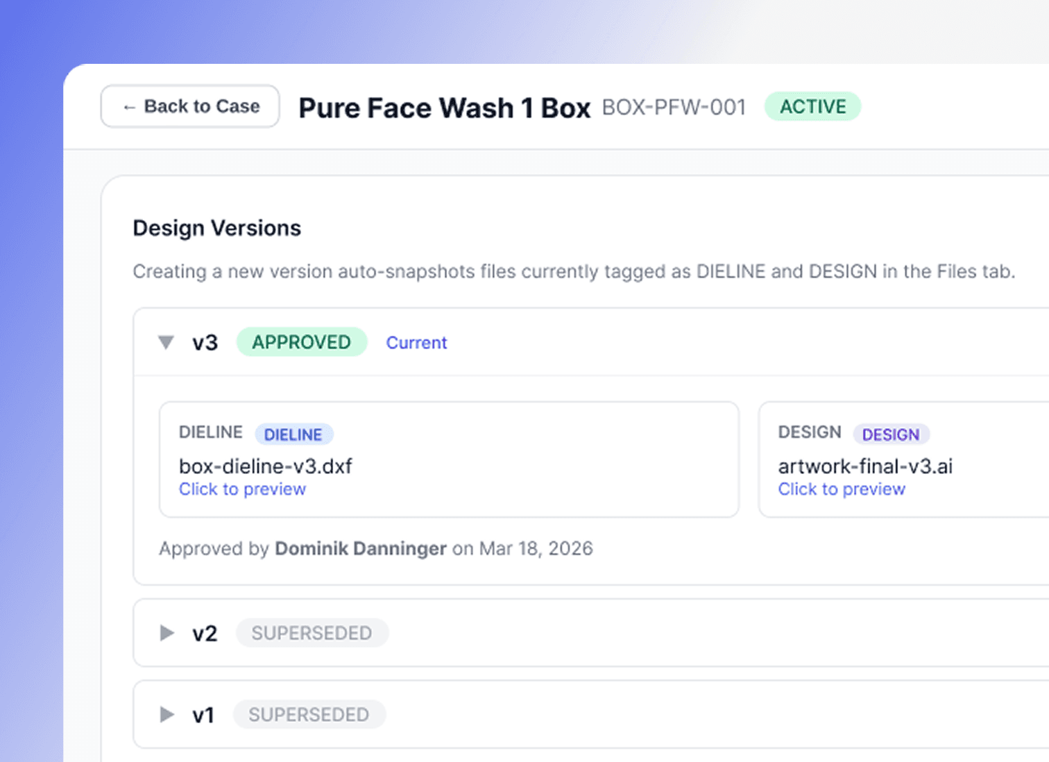 Design Confirmation