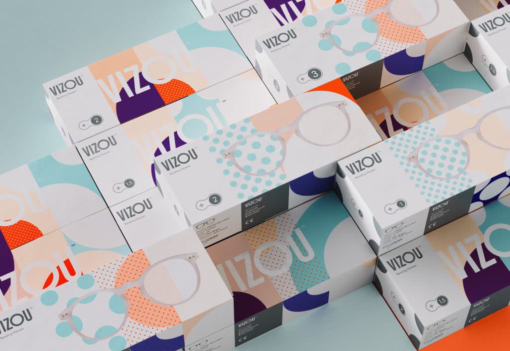 Product box color printing eyeglass packaging