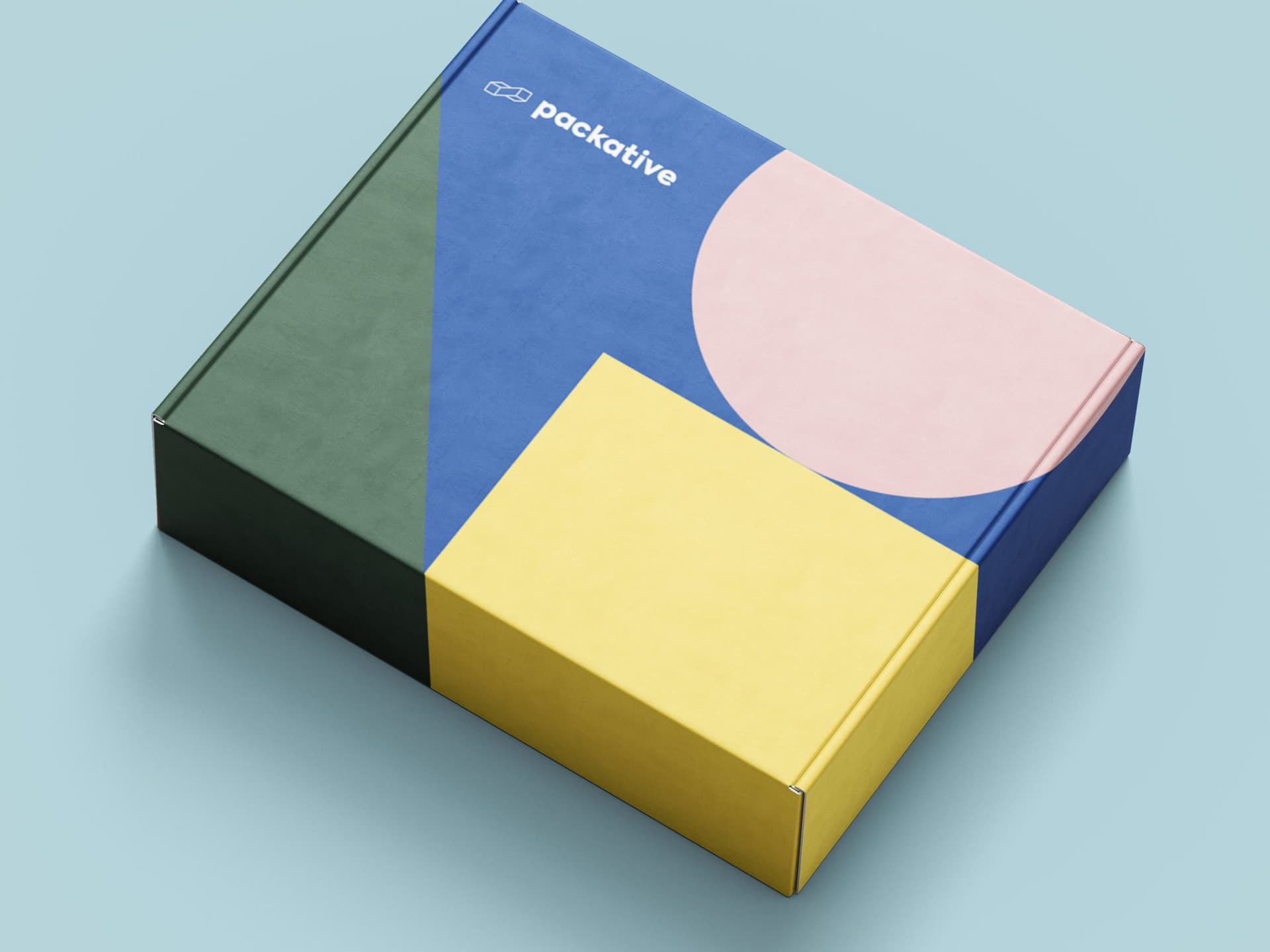 Packative packaging box - a durable G-type structure suitable for shipping
