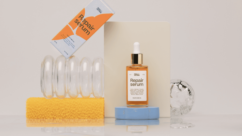 Serum packaging folding box