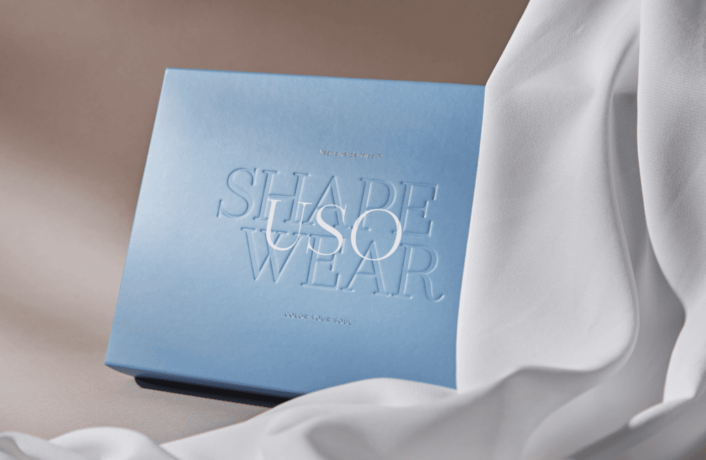 Embossing and debossing design package box